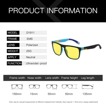 2021 Moda Polarizirana sončna Očala Moški Ženske Ribištvo Očala na Prostem Kampiranje, Pohodništvo Očala Polaroid Šport Kolesarska Očala UV400