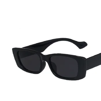 2021 Nov Modni Rectangel sončna Očala Ženske, Moške blagovne Znamke Oblikovalec Trend Prelivi Objektiv PC Okvir Leopard Črni Stil Kul sončna Očala