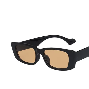2021 Nov Modni Rectangel sončna Očala Ženske, Moške blagovne Znamke Oblikovalec Trend Prelivi Objektiv PC Okvir Leopard Črni Stil Kul sončna Očala
