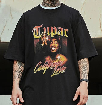 2021 Nov Super 2pac Rap T Majice, tiskanje O-Vratu Kratek Rokav Redno Mens Vrh Kakovosti Moških Playboi Carti Hip-Hop Majica bombaž