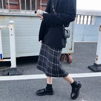 2021 Nove Ženske PU lolita čevlji Srčkan Kawaii Študente Enotno cosplay Anime Elegantno Krog Toe Platforma Mary Jane Čevlji