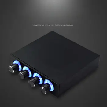 2021 Novo 3,5-palčni PC HDD 4 Kanal Hitrost Ventilatorja Krmilnik z Modro/Rdeča LED Krmilnik Sprednji Plošči Za Računalnik Ventilatorji