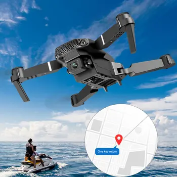 2021 NOVO E88 Rc Mini True HD 4k Brnenje z Dual Camera FPV WiFi v Realnem času, Prenos Zložljive Quadcopter RC Dron Igrače