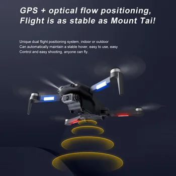 2021 NOVO F9 GPS Brnenje 6K Dvojno HD Kamera Profesionalno Fotografiranje iz Zraka Brushless Motor Zložljive Quadcopter RC Razdalja 3000M