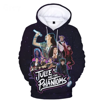 2021 Novo Julie in Phantoms Hoodie 3D Tiskanja Trenirka Moški Ženske Hip Hop Hoodie Sweatshirts Hip Hop Ulične Oblačila
