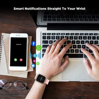 2021 Pametne Ročne Ure Moške, Ženske Smartwatch Srčni Utrip Korak Kalorij Fitnes Sledenje Športna Zapestnica Za Apple, Android Smart Watch