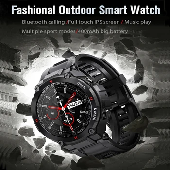 2021 Pametno Gledati Moške Bluetooth Klic Večfunkcijsko Glasbe za Nadzor Alarm Opomnik Šport Fitnes Tracker Smartwatch za telefon
