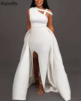 2021 Poletje Afriške Obleke za Ženske Stranka Oblačila Trobenta morska deklica Dolgo Obleko Maxi Haljo Africaine Femme Oblačila Afriki Obleko