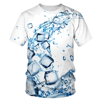 2021 poletne moške 3D vzorec digitalni tisk T-shirt moda kratkimi rokavi moški priložnostne in udobno 3DT majica