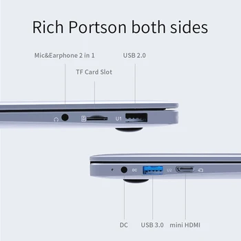 2021 Skakalec EZbook S5 12GB 256GB Premium Prenosnik 14 Palčni, 1920*1080 IPS Zaslon Intel Celeron Ultra Slim Laptop Z Windows 10