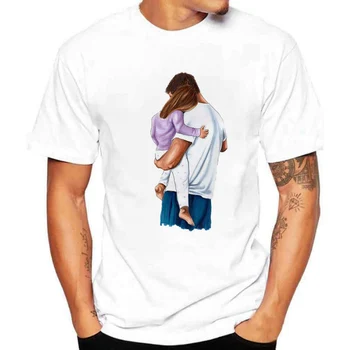 2021 Smešno T-shirt je Super Očka Kratkimi Priložnostne Model očetovski Dan Tshirt Harajuku Papa Dady Darilo T-shirt Homme Moda Tees