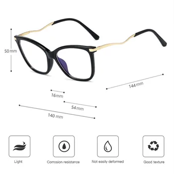 2021 TR90 Trend Spomladi Spona Proti Blue Ray Očala Okvirji ,Ženske Mačka Oči Recept Očala Okvir za Kratkovidnost, Daljnovidnost F1505