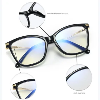 2021 TR90 Trend Spomladi Spona Proti Blue Ray Očala Okvirji ,Ženske Mačka Oči Recept Očala Okvir za Kratkovidnost, Daljnovidnost F1505