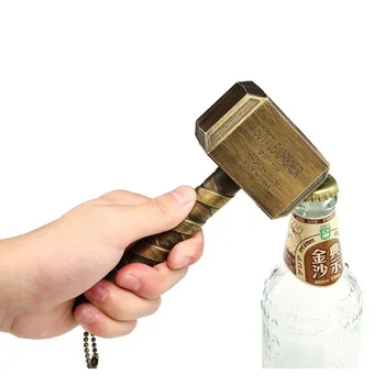 2021 Ustvarjalne Pivo Steklenice, Odpirači Za Večfunkcijsko Kladivo Thor Oblikovan Pivo Žepni Nož Dolg Ročaj Pivo Steklenica Odpirač