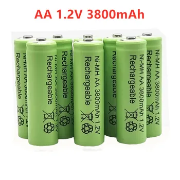 2021New baterija za Polnjenje Baterije AA 1,2 V 3800mAh vnaprej zaračuna polnjenje ni mh akumulatorska baterija Za fotoaparat, mikrofon