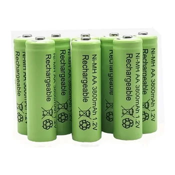 2021New baterija za Polnjenje Baterije AA 1,2 V 3800mAh vnaprej zaračuna polnjenje ni mh akumulatorska baterija Za fotoaparat, mikrofon