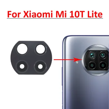 20Pcs/Veliko, Fotoaparat Stekla Za Xiaomi Mi 10T Lite Zadaj Kamero Nazaj steklo Objektiv S Lepilo Lepilo