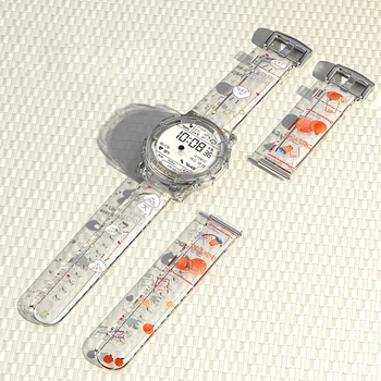 22 mm Zapestnica Band Za Huawei Watch 3 GT 2 Pro 2e / GT 1 46mm Pametno Gledati Zamenjava Prosojni Trak Za ČAST Gledati GS