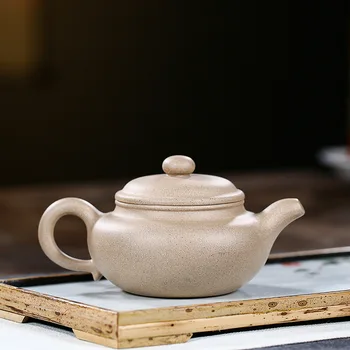 220ml Kitajski Yixing Vijolično Gline Starinsko Čajniki Surove rude Oddelek Blato Čaj Pot Ročno Lepoto grelnik vode Teaware Čaj Slovesnosti Darila