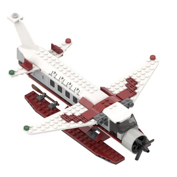 220Pcs Vodnega Model Diy gradniki Znanih High-Tech Ustvarjalnost Letalo Moc Opeke Igrače Otroci Ustvarjalno Izobraževalne Darilo