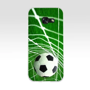 223AQ nogometno žogo Mehki Silikon Tpu mobilni telefon, Ohišje za Samsung galaxy a3 a5 2016 2017 a6 A8 2018