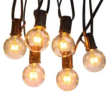 25 Žarnice LED Retro Žarnice Solarna Svetilka Power LED Niz Vila Luči Sončne Venci Vrt Božični Dekor Na Zunanji Vrt, Lučka