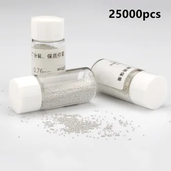 25000pcs/steklenica je Vodila Spajkanje Kroglice za 0,2-0,6 mm za Čipu IC, Spajkanje Oprema BGA Reballing Orodja