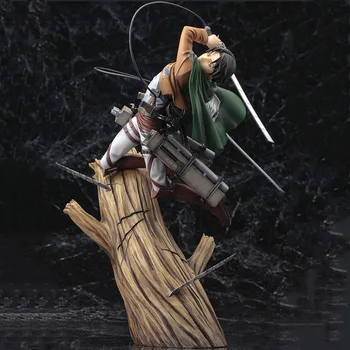28 cm Napad na Titan Anime Slika Boj Artfx J Levi Podaljšanje 1/8 Obsega pobarvana Dejanje Slika Levi Figur Model Igrače