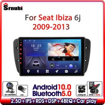 2Din Android 10 avtoradio Za Seat Ibiza 6j 2009 2010 2011 2012 2013 Večpredstavnostna Video Predvajalnik Navigacija GPS Stereo DVD Vodja enote