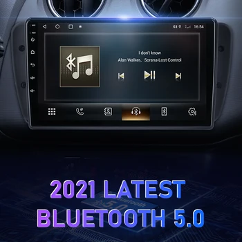 2Din Android 10 avtoradio Za Seat Ibiza 6j 2009 2010 2011 2012 2013 Večpredstavnostna Video Predvajalnik Navigacija GPS Stereo DVD Vodja enote