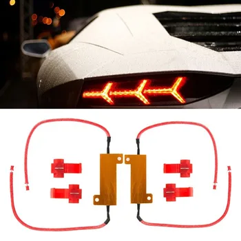 2pcs 12V LED opozorilna Lučka Žiga Obremenitev Odpornost Dekodiranje Avto, Vključite Opozorilne Luči Popraviti Napake Canbus Upor Obremenitev