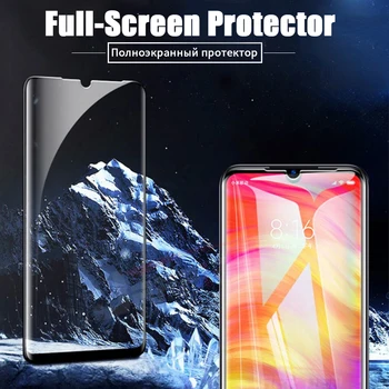 2pcs 6D Polno Kritje Lepilo Kaljeno Steklo za Xiaomi Redmi Opomba 8 Pro 8T Screen Protector za Xiaomi Redmi Note8 Zaščitno folijo