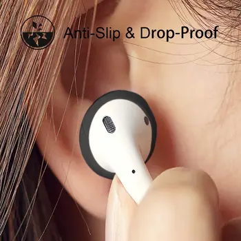 2pcs/par Ušesni Pokrovčki Za Apple Airpods Silikonski Srčkan Non-slip Uho Kape Je-li Airpod Slušalke Pribor za Airpods