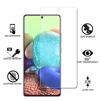 2pcs Polno kritje Kaljeno steklo za Samsung galaxy A71 5 G a 71 zaslon protectoe za samsungA71 0,3 mm zaščitno steklo verre trem