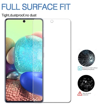 2pcs Polno kritje Kaljeno steklo za Samsung galaxy A71 5 G a 71 zaslon protectoe za samsungA71 0,3 mm zaščitno steklo verre trem