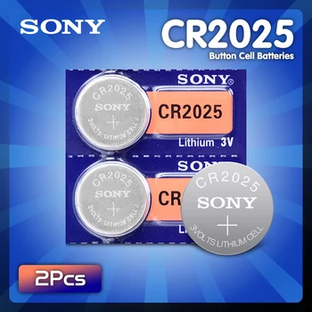2PCS SONY CR2025 Litijeve Baterije CR 2025 ECR2025 DL2025 BR2025 2025 KCR2025 L12 3V Gumb Celice Kovanec Baterija Za Igrače Ure