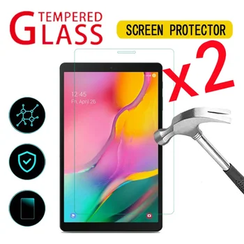2Pcs Tablet, Kaljeno Steklo Screen Protector Pokrovček za Samsung Galaxy Tab 10.1 T510 T515 Anti-Scratch Zaščitno folijo