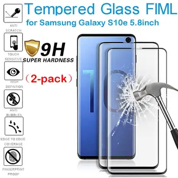 2pcs Zaščitno Steklo na za Samsung Galaxy S10e Stekla Varstvo Kaljeno Glas s 10 s10 e 10e lite 3D Screen Protector Film