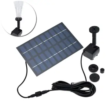 2W Solar Powered Vodnjak Vrt Vodna Črpalka, ki Plava Vodnjak Slapovi Moč Sončne Ptica Vodnjak Vrt Dobave Vode Fountai