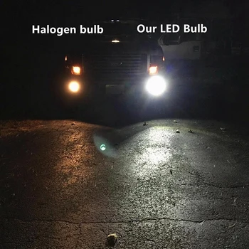 2X H8 H11 H16 6000K Bela 100W High Power LED Luči za Meglo Vožnje Žarnica DRL