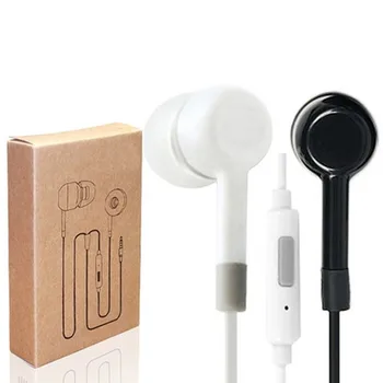 3,5 mm in-ear Slušalke 2 Barva Črna Bela Neobvezno 1,2 m Žične Slušalke Za IPhone Za Xiaomi Za Samsung Dropshipping