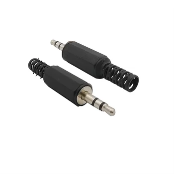 3.5 mm Moški Vtič Stereo Audio izhod za Slušalke Spojke za Kabel Podaljšek Adapter za Spajkanje Tip Slušalke 3.5 Audio Vtič Priključek