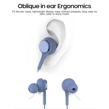 3,5 mm Slušalke Za Samsung V Ear Slušalke Slušalke Vgrajen Mikrofon Žične Slušalke Za Xiaomi Pametne telefone