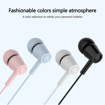 3,5 mm V Uho Slušalke Športne Slušalke Žične Čepkov Slušalke Z Mikrofonom Bass sistem Stereo Slušalke Za Iphone Huawei Xiaomi Slušalke MP3