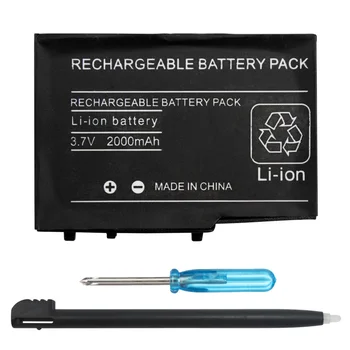 3,7 V Polnilna Litij-ion Baterija, Zamenjava Orodje Paket Z Mini Izvijač Za Nintendo DS Lite NDSL