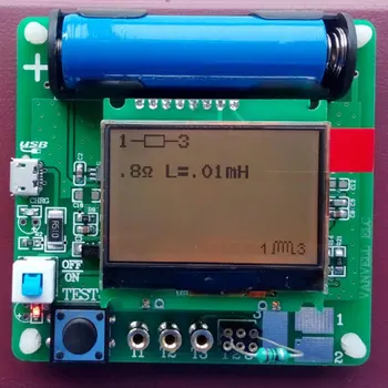 3,7 V Različico Induktivnost Tuljave Kondenzator ESR Meter MG328 Večfunkcijsko Tranzistor Tester Tranzistor Tester