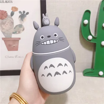 300 ml Moda Ustvarjalne Totoro Dvojno Toplotno odporna Dejanje Slika Kozarec Pitne Vode Steklenice Lepo Karikatura Slog Vakuumske Skodelice