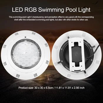 30W 300 LED RGB Bazen Svetlobe Z Daljinskim upravljalnikom Pogosto Uporablja V Podvodna Razsvetljava Dekoracija Krajine Razsvetljavo