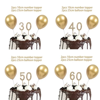 30Years Obletnico Posode za Enkratno uporabo za Odrasle 30/40/50/60. letom starosti, Rojstni dan dobave Happy Birthday Party Odlikovanja