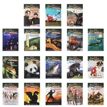 37 Knjige/Set Magic hišico na Drevesu Dejstvo Tracker Knjiga Originalno Otrok angleščini Branje Zgodba Knjige